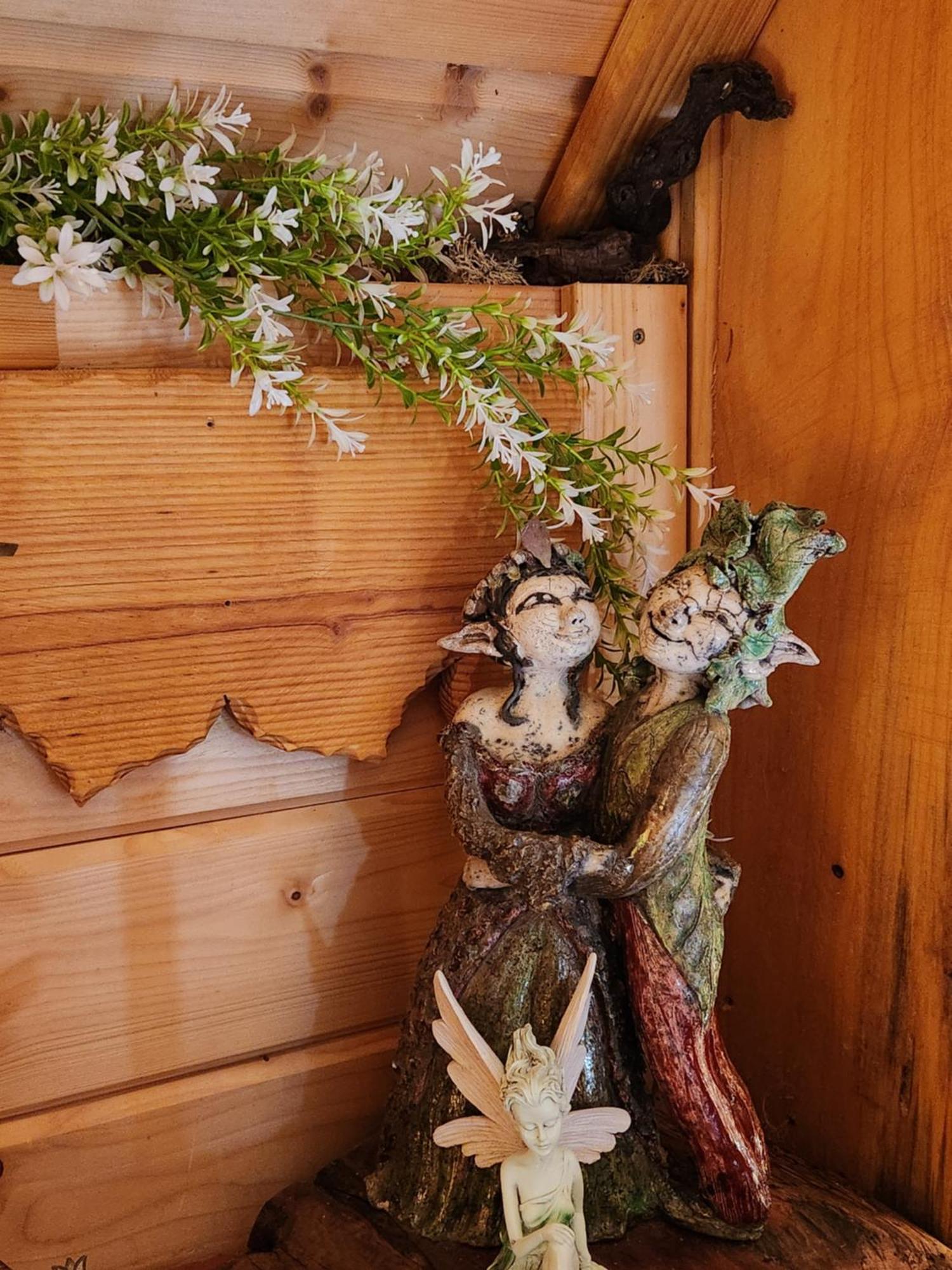 La Chaumiere Magique Des Elfes Et Ses Enigmes Bed & Breakfast Servas  Dış mekan fotoğraf